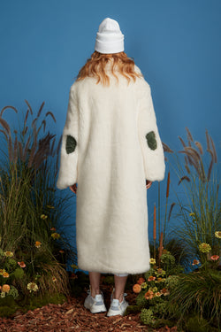 Super Luxe Faux Fur Coat - Ivory
