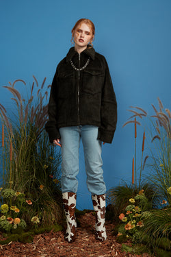 Fireside Fuzzy Jacket - Green