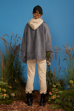 Fireside Fuzzy Jacket - Grey