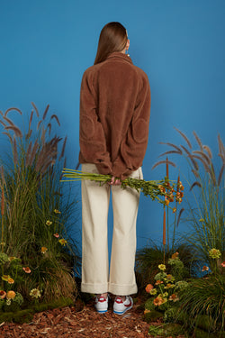 Fireside Fuzzy Jacket - Camel