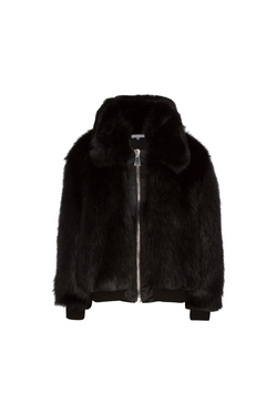 Faux Fur Bomber Jacket